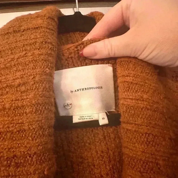 Anthropologie Denise Cocoon Sweater Open Front Cardigan - Picture 14 of 15